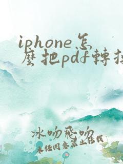 iphone怎么把pdf转换成word
