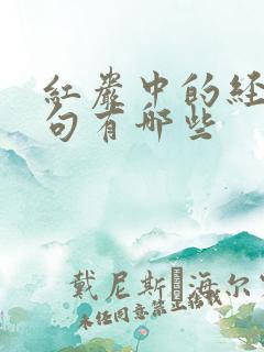 红岩中的经典语句有哪些