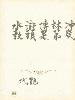水浒传林冲打洪教头是第几集