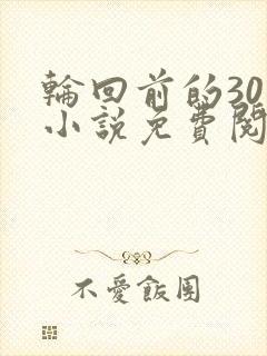 轮回前的30天小说免费阅读