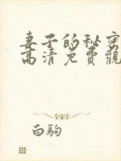 妻子的秘密漫画高清免费观看