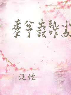 老公出轨小三怀孕了该咋办