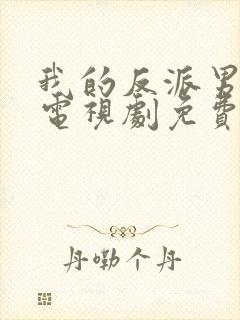我的反派男朋友电视剧免费