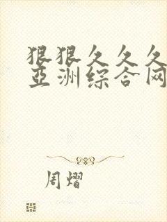 狠狠久久久久久亚洲综合网