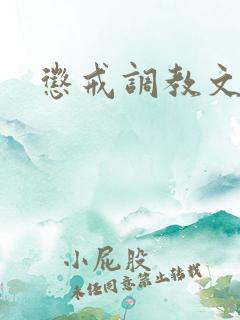惩戒调教文