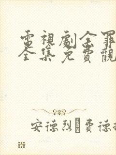 电视剧余罪24全集免费观看