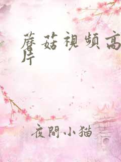 蘑菇视频高清大片