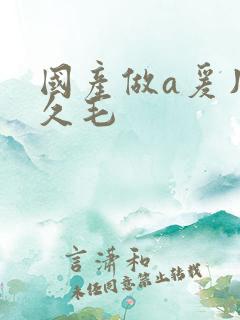 国产做a爰片久久毛