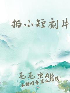 拍小短剧片酬