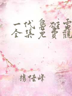 一代枭雄电视剧全集免费观看完整版
