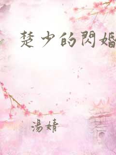 楚少的闪婚甜妻