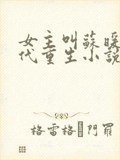 女主叫苏暖的古代重生小说