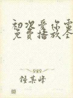 初次爱你电视剧免费播放全集