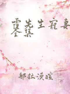 霍先生宠妻无度全集