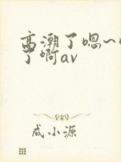 高潮了嗯~喷水了啊av