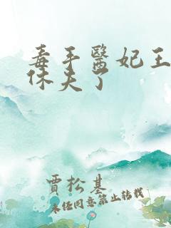 毒手医妃王爷被休夫了