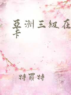 亚洲三级在线不卡