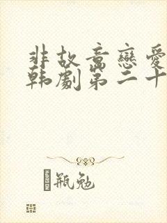 非故意恋爱故事韩剧第二十一集