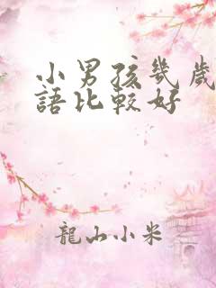 小男孩几岁学英语比较好