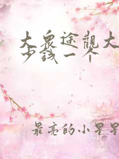 大众途观大灯多少钱一个