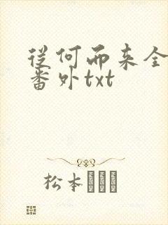 从何而来全文加番外txt