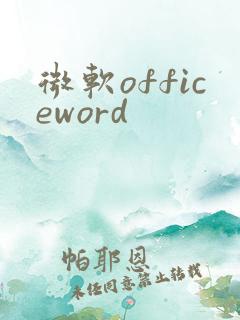 微软officeword