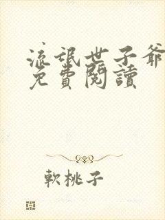 流氓世子爷小说免费阅读