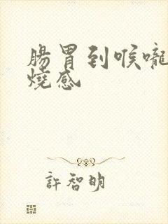 肠胃到喉咙有灼烧感