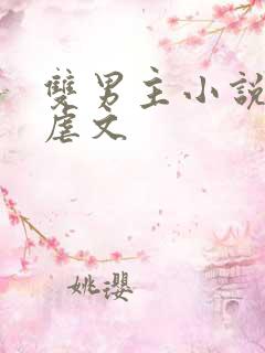双男主小说推荐虐文
