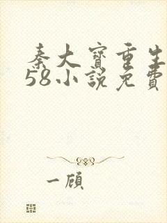 秦大宝重生1958小说免费阅读