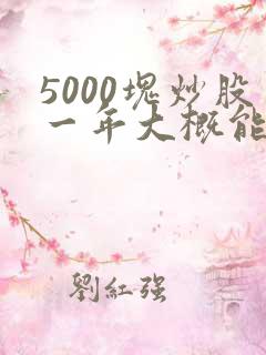 5000块炒股一年大概能赚多少