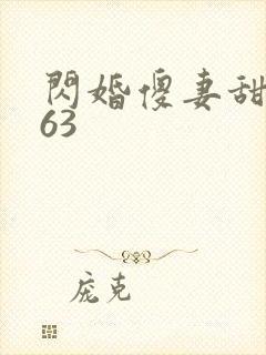 闪婚傻妻甜又野63