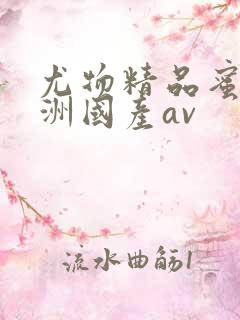 尤物精品蜜臀亚洲国产av
