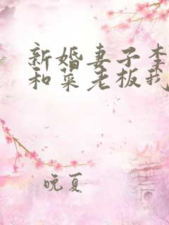 新婚妻子李芷珊和菜老板我爱曹仁妻