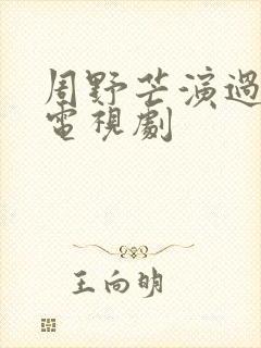 周野芒演过哪些电视剧