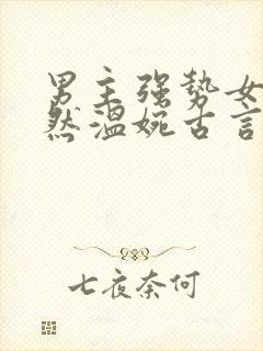 男主强势女主淡然温婉古言