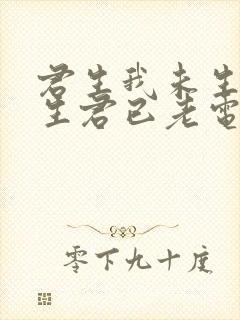 君生我未生,我生君已老电影