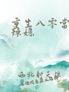 重生八零当家小辣媳