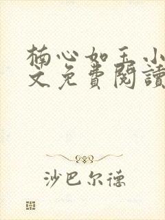 楠心如玉小说全文免费阅读