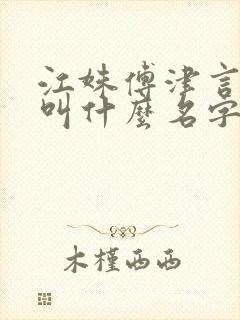 江姝傅津言小说叫什么名字