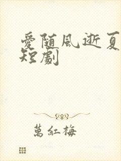爱随风逝夏已晚短剧