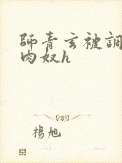 师青玄被调教成肉奴h