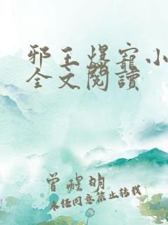 邪王爆宠小辣妃全文阅读