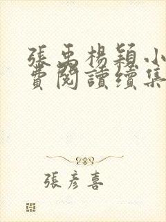张禹杨颖小说免费阅读续集