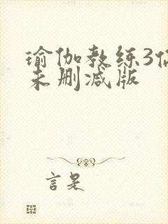 瑜伽教练3伦理未删减版