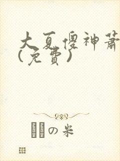 大夏傻神萧天路(免费)