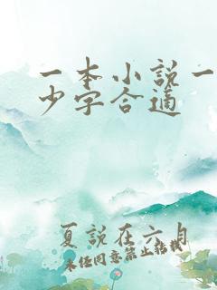一本小说一章多少字合适
