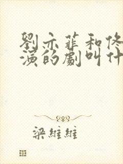 刘亦菲和佟大为演的剧叫什么名字