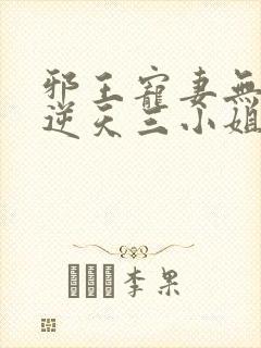 邪王宠妻无限:逆天三小姐