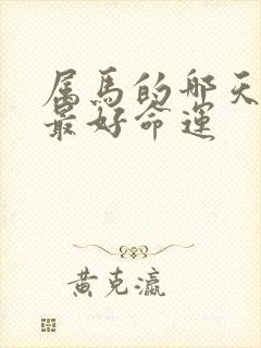 属马的哪天出生最好命运